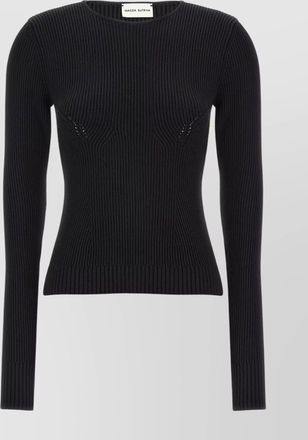 Magda Butrym ribbed texture knitwear sweater with fitted silhouette