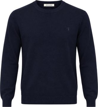 Trussardi Maglia Girocollo - - Knitwear - Uomo - Blu - M