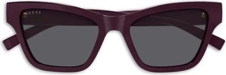Gucci Occhiali da sole cat-eye - Viola