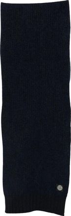 Stone Island Fishermans Rib Sjaal - Heren - Wintersjaals - Blauw - ONE Size - Wol - Accessoires