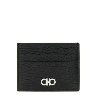 Ferragamo Gancini Card Holder - male - Ferragamo - Wallets & Cardholders - Black - ONE SIZE - Accessories