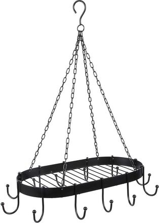 Ambiente Haus Hängekorb »Topfhänger aus Eisen in Schwarz - 57 cm«