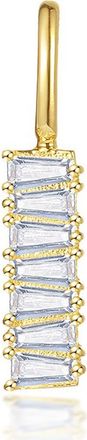Lafonn Simulated Diamond Baguette Bar Charm in Gold at Nordstrom
