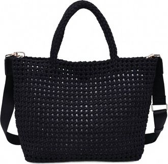Sol and Selene Womens Ambrosia Medium Tote Bag In Black