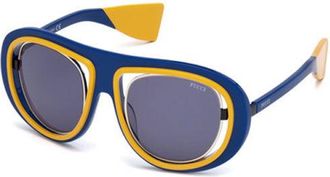 Pucci EP0059 90V Womens Sunglasses Yellow Size 50