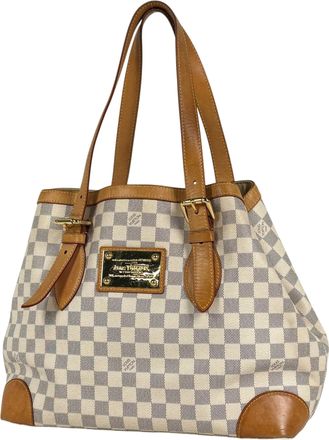 Louis Vuitton Damier Azur White Damier Azur Handbag Shoulder Bag Tote Bag (Pre-Owned)