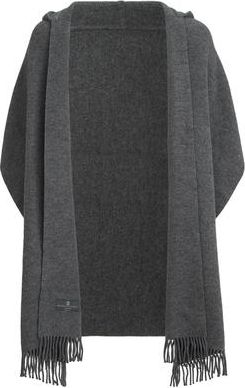 Brunello Cucinelli Knit scarf with hood in Anthracite at Nordstrom