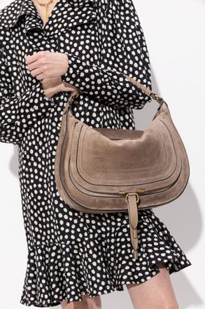 Chlo&eacute; Handbag Marcie Medium, Womens, Brown