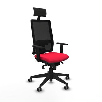 Piqueras y Crespo Silla De Oficina Con Cabecero Piqueras Y Crespo 1d066g1 Rojo