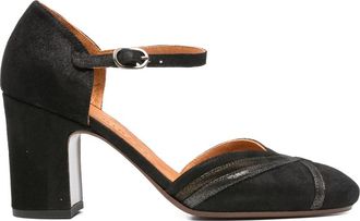 Chie Mihara 80mm Ankle-strap Block-heel Pumps