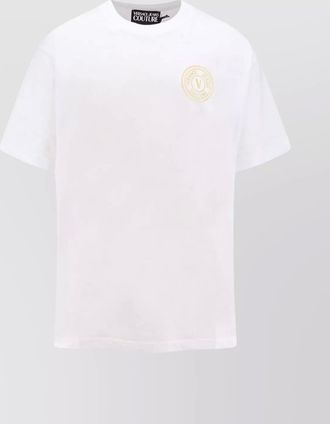 Versace Jeans Couture loose fit ribbed crew-neck t-shirt