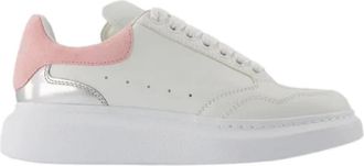 Alexander McQueen Leather sneakers - Dames - Sneakers - Wit - 41 EU - Leer - Schoenen