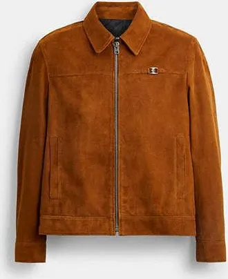 Coach Lightweight Suede Heritage C Jacket