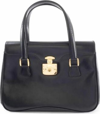 Gucci Pre-owned Handbags, female, Black, Size: ONE SIZE Pre-owned Leather gucci-bags