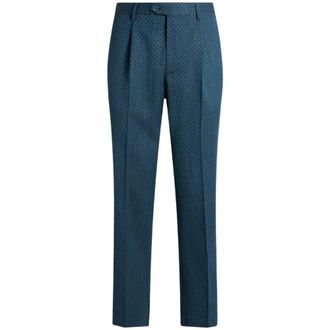 Etro Broeken, Heren, Blauw, L, Suit Broeken