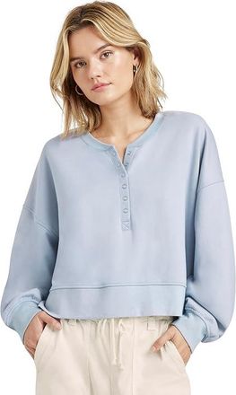 Splendid Duncan Terry Pullover Womens Sweater Star : XL (Womens 14-16), Cotton/Down/Polyester