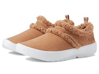 Oofos Womens OOcoozie Low Womens Shoes Chestnut : 10 M, Textile