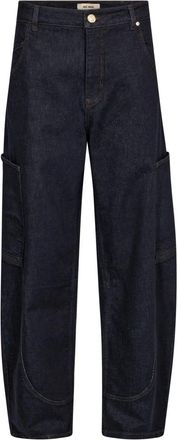 Mos Mosh Charlee Diani Jeans - Dames - Loose Fit Jeans - Blauw - W25 L32 - Denim - Jeans