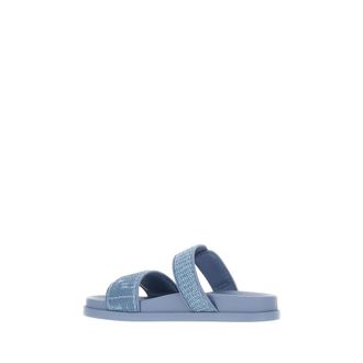 Fendi Dames, Schoenen, Blauw, Maat: 36 1/2 EU