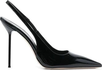 PARIS TEXAS Lidia Slingback Hakken - Dames - Pumps - Zwart - 37 1/2 EU - Leer - Schoenen