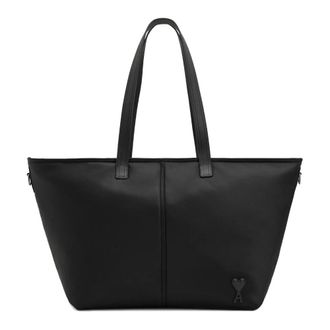 Ami Marcel Small Shopping Bag - male - Ami Paris - Shopping Bags - Black - ONE SIZE - Bags