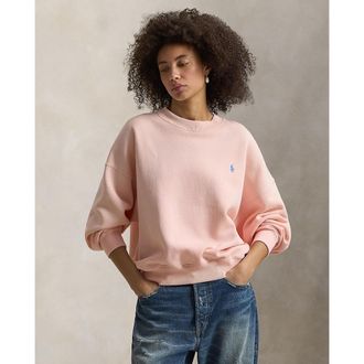 Ralph Lauren Losvallend sweatshirt met ronde hals en lange mouwen