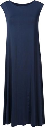 Lygia & Nanny Tie shift-style midi dress - women - Polyamide/Spandex/Elastane - 38 - Blue