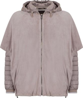 Moorer Cartamo Hooded Jacket - Dames - Winterjassen - Grijs - S - Jassen