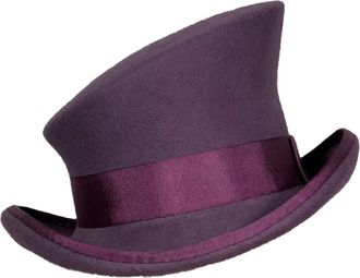Generic oxsdMKQ Mens Womens Asymmetric Top Hat Wool Top Hat Victorian Topper Hats Dress Up Hats Steam Punk Hat Top Hat Carnival Costume Hats Tea Party Hats Fa