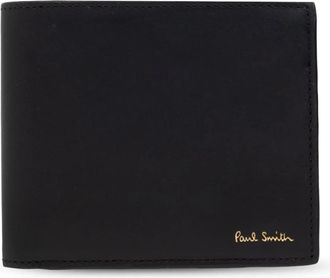 Paul Smith Billfold Portemonnee - Heren - Portefeuilles - Zwart - ONE Size - Leer - Accessoires