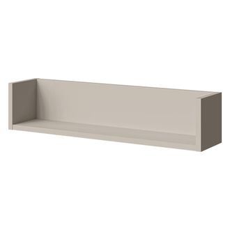 Dmora Estante Lucera, Un Estante, Capacidad Para 5, 68x15x15h Cm Beige