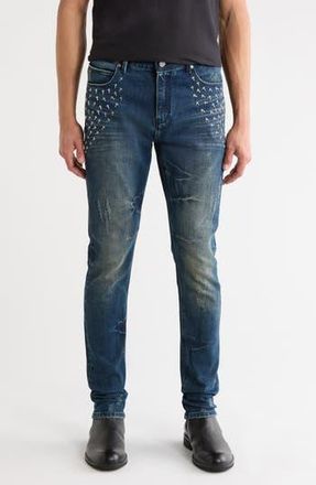 Rta Bryant Skinny Jeans in Navy Aura at Nordstrom Rack, Size 34