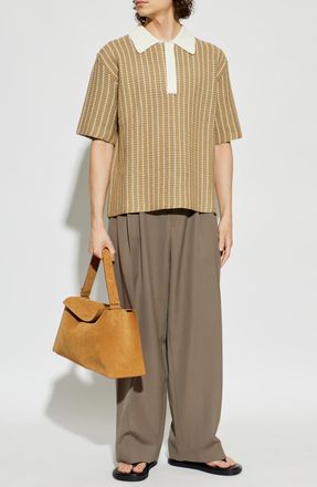 Jil Sander Cotton Polo, Mens, Beige