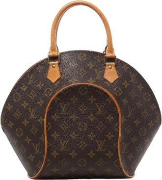 Louis Vuitton Pre-owned Ellipse MM Handtas - Dames - Vintage Handtas - Bruin - ONE Size - Leer - Vintage