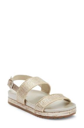 Kenneth Cole Reaction Debra 2 Slingback Sandal in Natural/Gold Raffia at Nordstrom Rack, Size 9