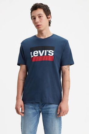 Levi's Camiseta gr&aacute;fica de deporte - Hombre - 2XL - Azul / Dress Blues