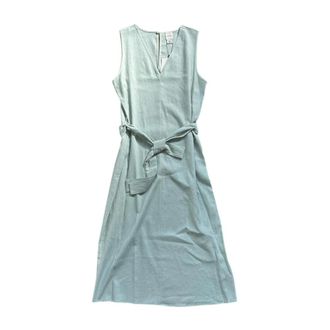 Calvin Klein Midi Dresses, female, Green, Size: XS Calvin Klein Dresses