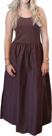 b.young Suni Midi Dress In Brown
