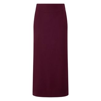 Alberta Ferretti Midi Skirt - female - Alberta Ferretti - Maxi Skirts - Red - S - Skirts