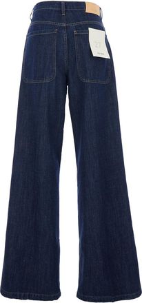 Merci Womens Five-Pocket Jeans Blue Cotton