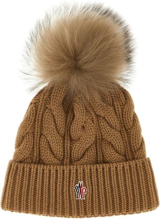 Moncler Pompon Braided Cap