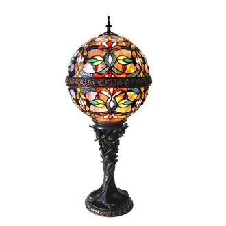 Chloe Lighting CHARLIZE Tiffany-style 1 Light Victorian Table Lamp 11 Shade