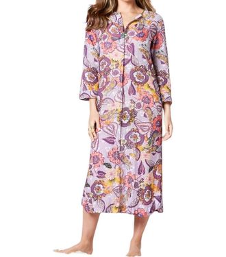 Oneseason Puerto Rico Cotton India Dress In Lilac