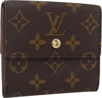 Louis Vuitton Pre-owned Wallets, female, Brown, Size: ONE SIZE Pre-owned Vintage Canvas Wallet