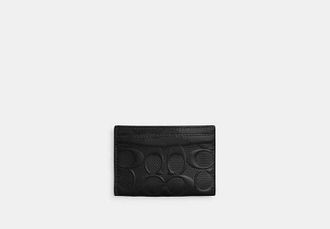 Coach Essential Card Case In Signature Leather