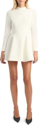 Bardot Zephyra Long Sleeve Minidress in Orchid White at Nordstrom, Size 10