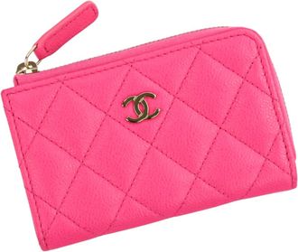 Chanel Pink Coin Purse/Coin Case (Pre-Owned)