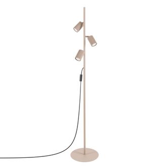 Sollux Lighting L&aacute;mpara de pie taupe aluminio alt. 155 cm