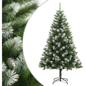 vidaXL Rbol De Navidad Artificial Con Bisagras Y Nieve Flocada 240 Cm Vidaxl