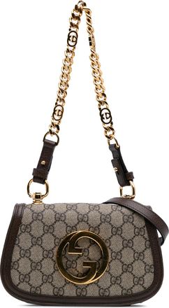 Gucci Pre-owned Womens Blondie Shoulder Bag Chain Strap - Sage Green Textile - One Size